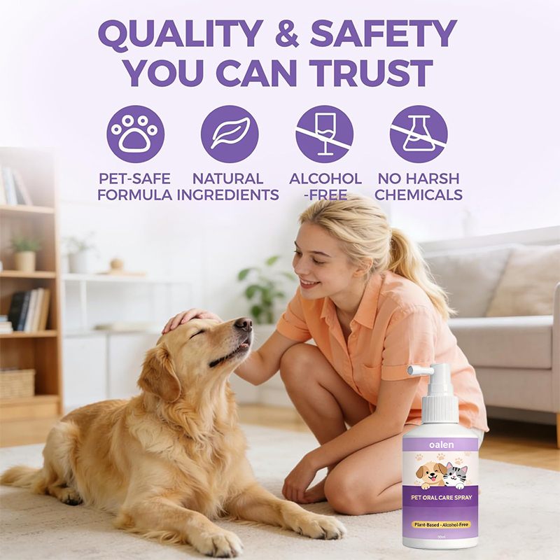 Luxfume Pet Dental Spray Natural Ingredients Extract Breath Freshener Freshen Breath and Aid in Daily Oral Hygiene for Pets,oalen cosmetics