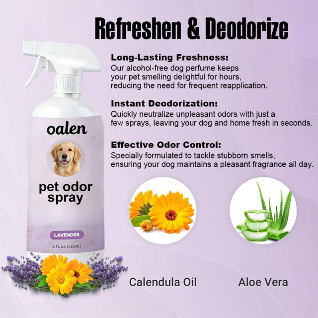 Luxfume Quick Dry Pet Odor Remover Spray Neutralizes Pet Scents on Skin Safe for Direct Use on Pets Their Environment,oalen cosmetics