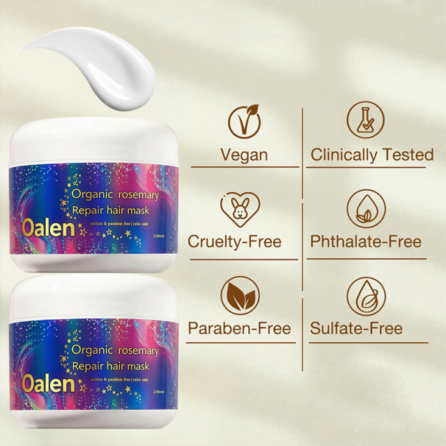 Private Label Organic Rosemary Repair Hair Mask Deep Conditioning Keratin Treatment for Dry Damaged Hair,MY SHOP