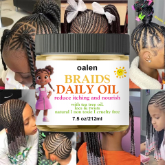 OEM Daily Moisturizer Nourishing Braid Oil for Children Organic Herbal Hair Care Texturizing Rinse-Off for Natural Hairstyles,MY SHOP