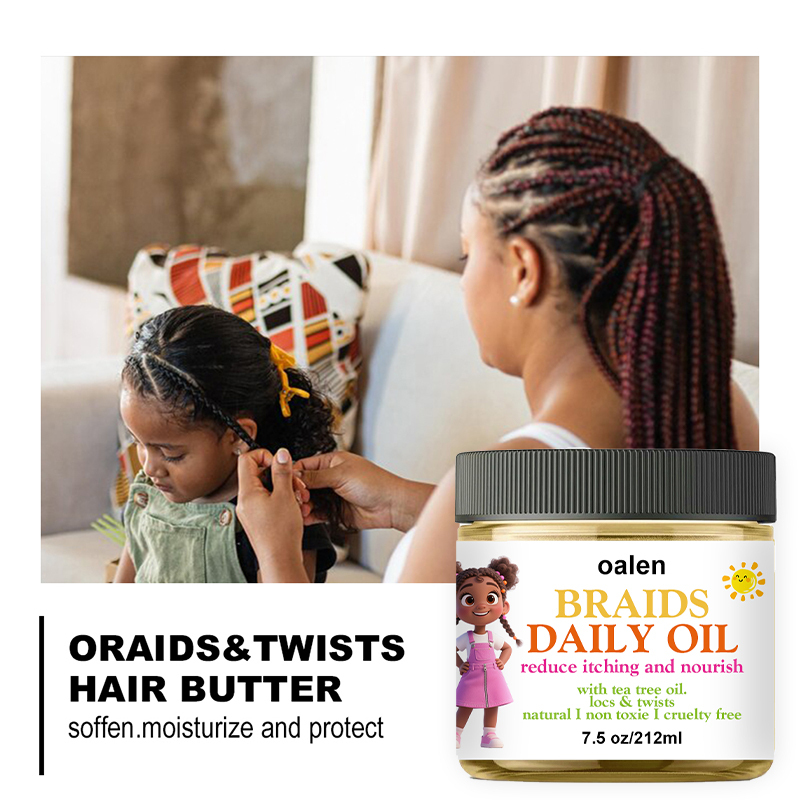 OEM Daily Moisturizer Nourishing Braid Oil for Children Organic Herbal Hair Care Texturizing Rinse-Off for Natural Hairstyles,MY SHOP