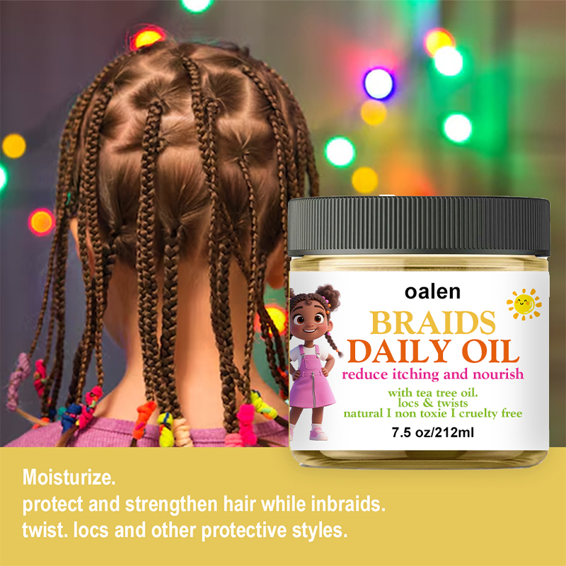 OEM Daily Moisturizer Nourishing Braid Oil for Children Organic Herbal Hair Care Texturizing Rinse-Off for Natural Hairstyles,MY SHOP