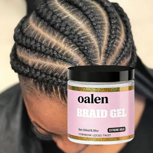 Luxfume Professional Braid Gel with Strong Grip - Smooths Shapes Without Sticky Residue,oalen cosmetics