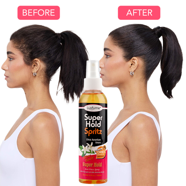 Private Label Styling Spritz Fast Dry Hair Spray Extra Hold Maximum Hold Finishing Spritz Adds Shine Nourishes No Build-up,oalen cosmetics