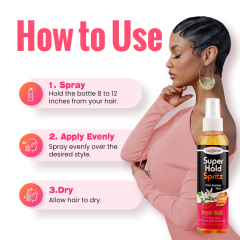 Private Label Styling Spritz Fast Dry Hair Spray Extra Hold Maximum Hold Finishing Spritz Adds Shine Nourishes No Build-up,oalen cosmetics