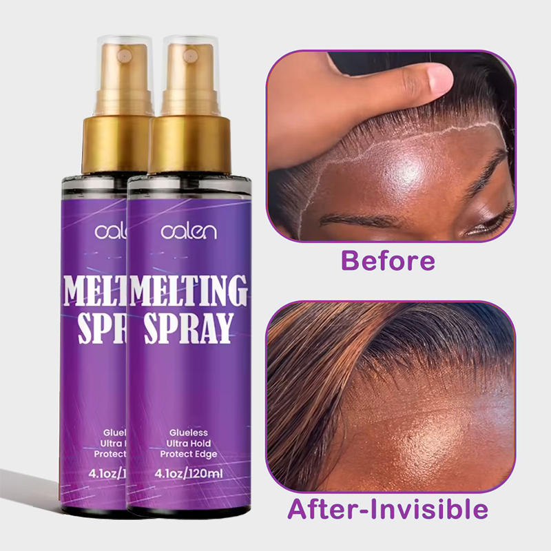 Oalen Customized OEM 120ml Strong Hold Wig Water Proof Adhesive Hair Glue Lace Melting Spray,oalen cosmetics