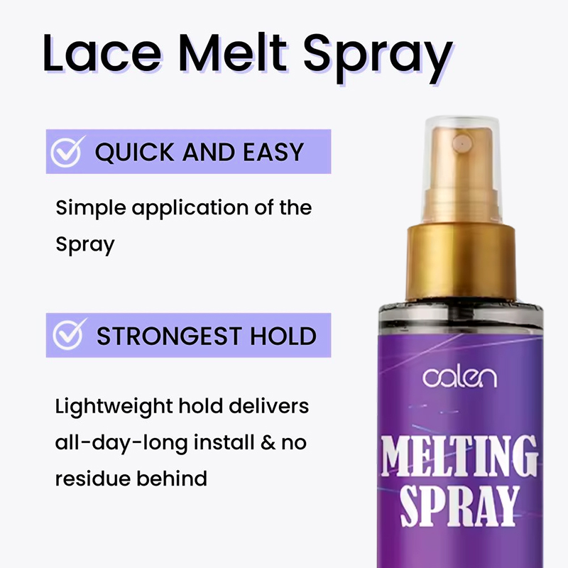 Oalen Customized OEM 120ml Strong Hold Wig Water Proof Adhesive Hair Glue Lace Melting Spray,oalen cosmetics