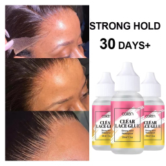 Clear Lace Glue Adhesive Latex Free Hair Lace Glue Waterproof Extra Hold for Wig Lace Wigs,oalen cosmetics