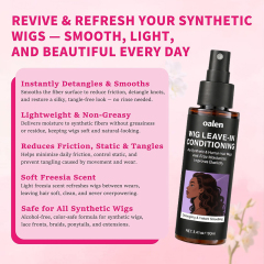 Private Label Leave-In Conditioner Spray for Wigs Lightweight Hydrating Conditioning Mist Controls Frizz Adds Shine Softness,MY SHOP