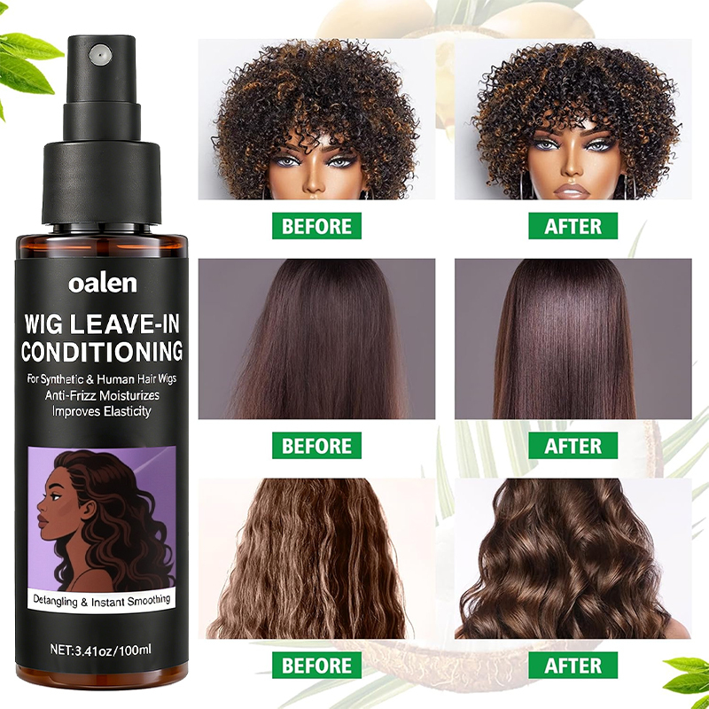 Private Label Leave-In Conditioner Spray for Wigs Lightweight Hydrating Conditioning Mist Controls Frizz Adds Shine Softness,MY SHOP