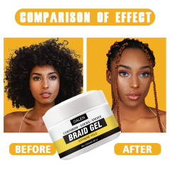 Private Label Extra Hold Non-Greasy Argan Oil Braid Gel Low MOQ Vendor Braiding Gel for Hair Organic Strong Hold,oalen cosmetics