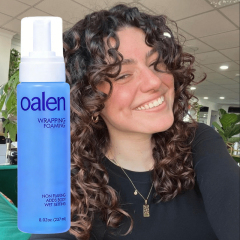 Private Label Nature Style Shine Foaming Lotion Defines Curls Mousse Controls Frizz Moisturizes Hair While Adding Shine,oalen cosmetics