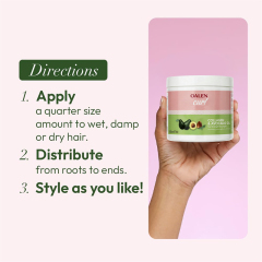 Private Label Moisturizing Leave in Conditioner Gel for Curly Hair 3-in-1 Detangler Frizz Control Styling Gel for Curl Hair Care,oalen cosmetics