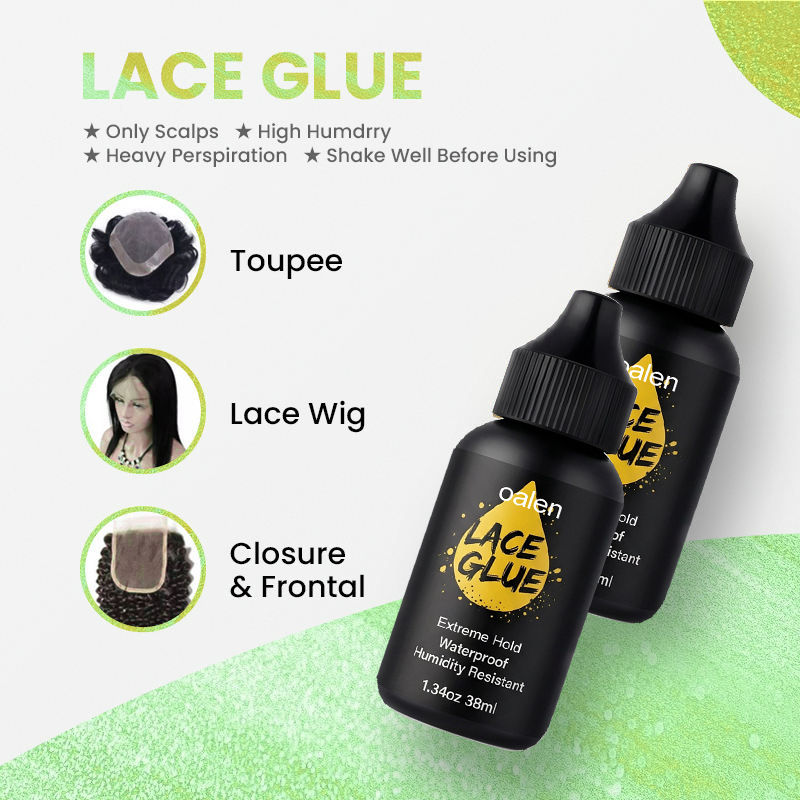 Private Label Wig Glue Black Lace Adhesive for Lace Front Wigs Waterproof Strong Hold for Invisible Hair Bonding,MY SHOP