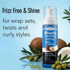 Private Label Foaming Curl Mousse Creates Soft Wraps Hair Mousse for Curly Hair Defines Curls Anti Frizz,MY SHOP