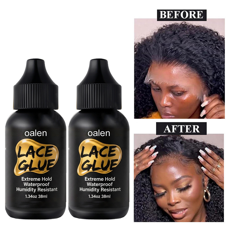 Private Label Invisible Wig Bonding Glue Black Lace Adhesive Water Oil-Resistant for Secure and Natural-Looking,MY SHOP