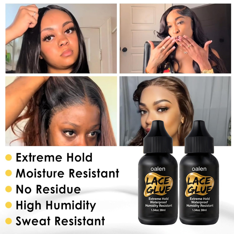 Private Label Invisible Wig Bonding Glue Black Lace Adhesive Water Oil-Resistant for Secure and Natural-Looking,MY SHOP