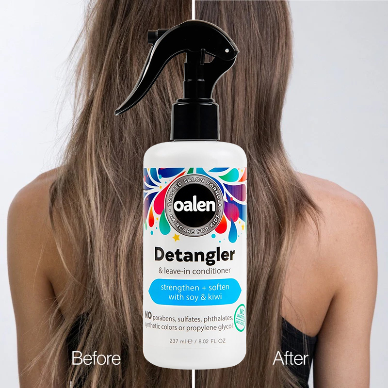 Private Label Detangler Leave-In Conditioner Spray Weightless Mist for Silky Tangle-Free Hair with Frizz Control Heat Protection,MY SHOP