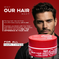 Private Label Hair Wax Lightweight Styling Wax for Flexible Hold Natural Shine Residue-Free Finish,oalen cosmetics
