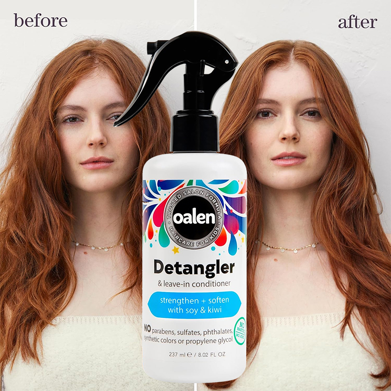 Private Label Detangler Leave-In Conditioner Spray Weightless Mist for Silky Tangle-Free Hair with Frizz Control Heat Protection,MY SHOP