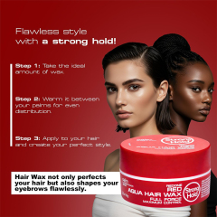 Private Label Hair Wax Lightweight Styling Wax for Flexible Hold Natural Shine Residue-Free Finish,oalen cosmetics
