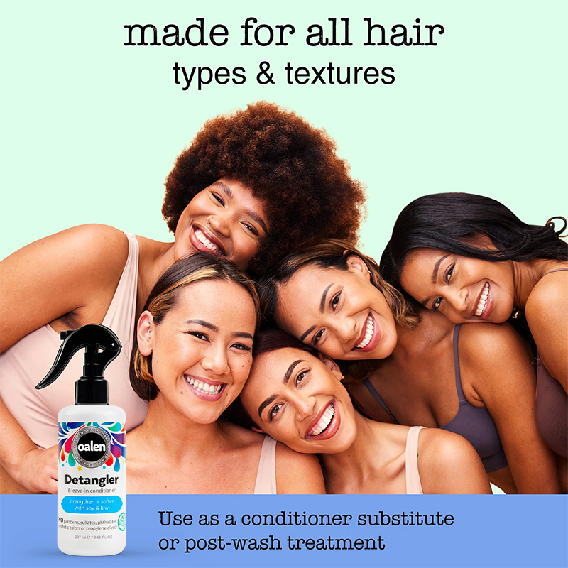 Private Label Detangler Leave-In Conditioner Spray Weightless Mist for Silky Tangle-Free Hair with Frizz Control Heat Protection,MY SHOP
