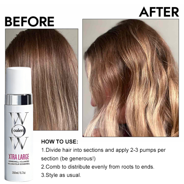 Private Label Hair Volumizer Spray Professional Volumizing Texturizing Mist for All Hair Instant Lift Full Body Effect,MY SHOP