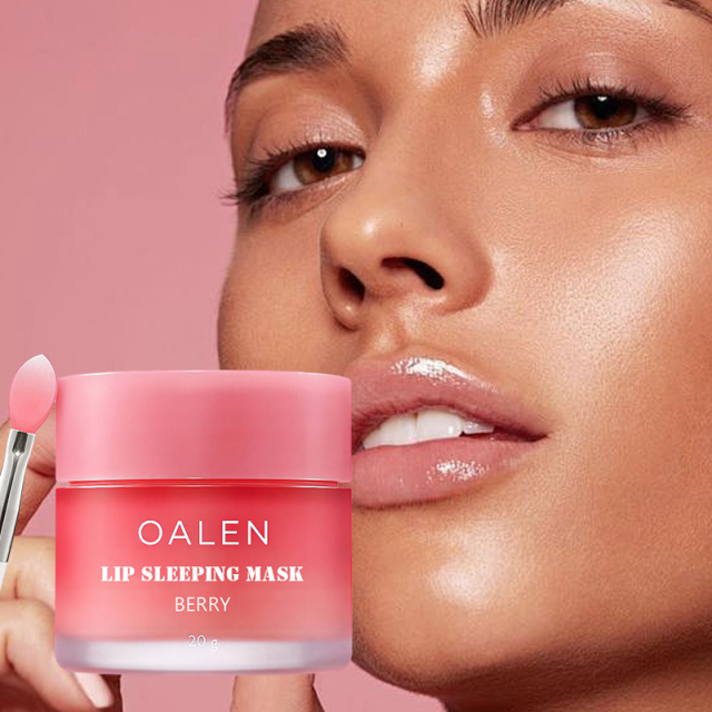 Private Label Lip Sleeping Mask Nourish Hydrate Vitamin C Antioxidants Flaky Dry Lips,oalen cosmetics
