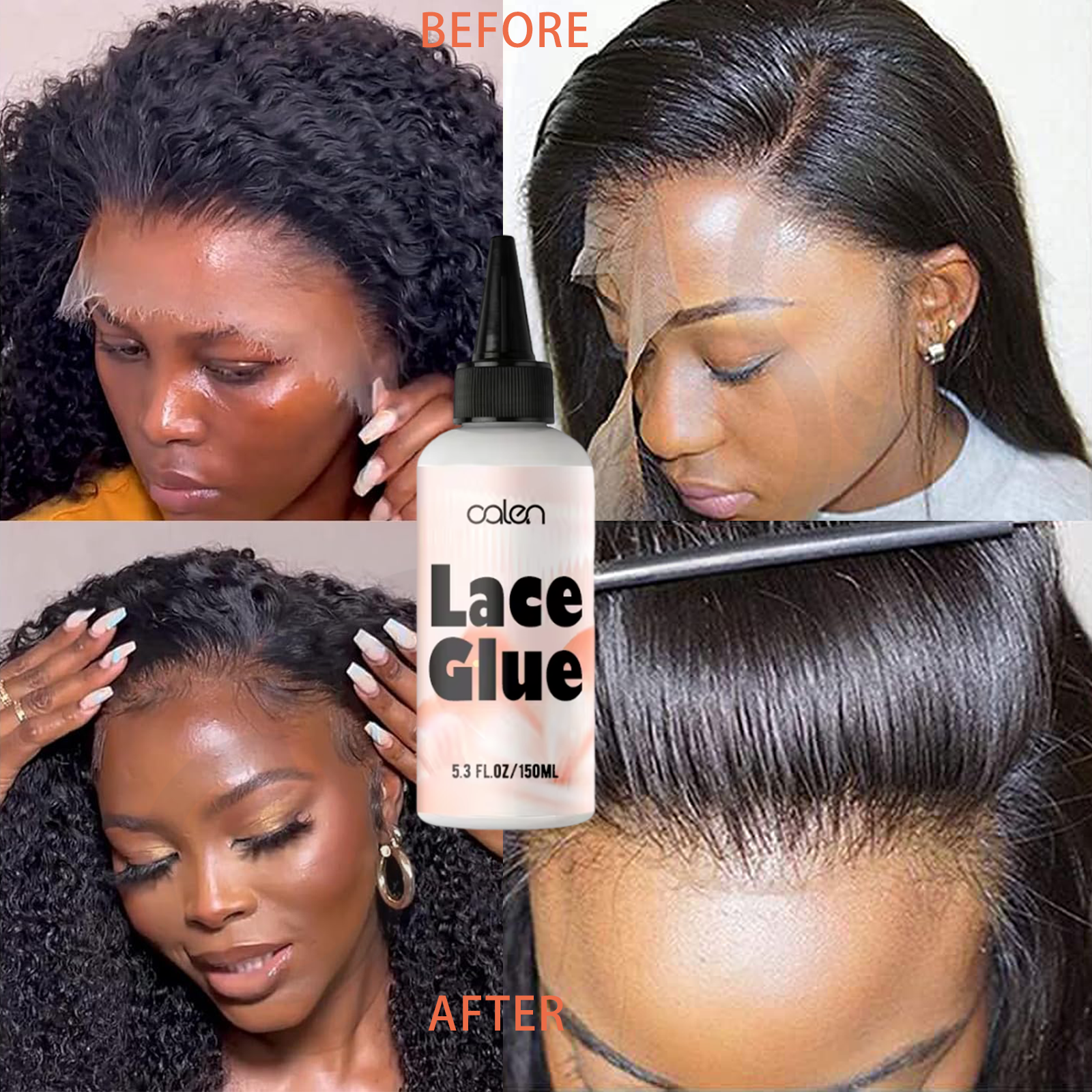 Private Label Strong Hold Waterproof Lace Glue for Wigs Invisible Lace Adhesive Big Size,MY SHOP