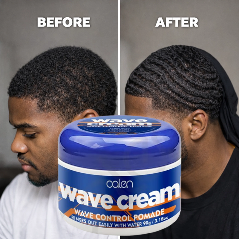 Private Label Strong Hold Hair Wave Pomade for Men Maximum Shine Waves Butter Styling Products,MY SHOP