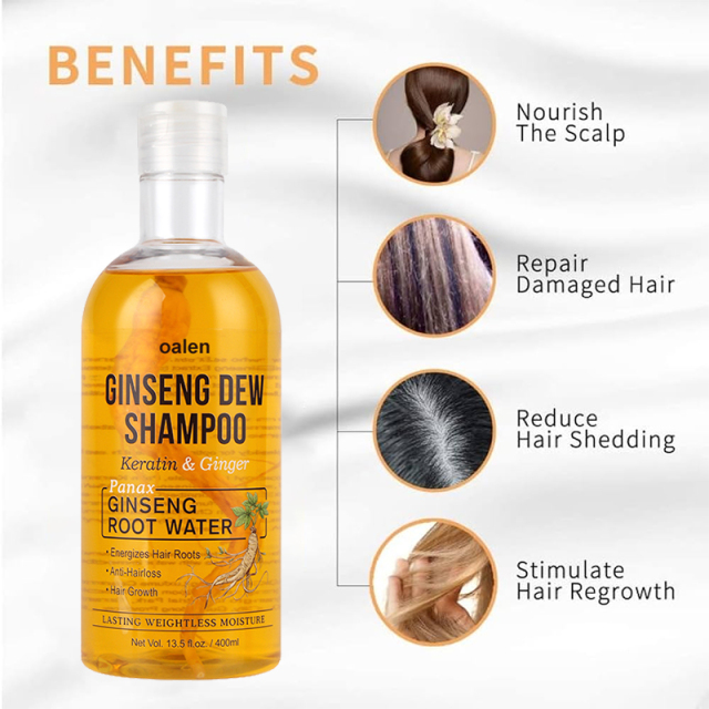 Private Label Ginseng Dew Shampoo Revitalize Your Scalp Strengthening Shampoo to Fortify Against Hair Loss Damage,MY SHOP
