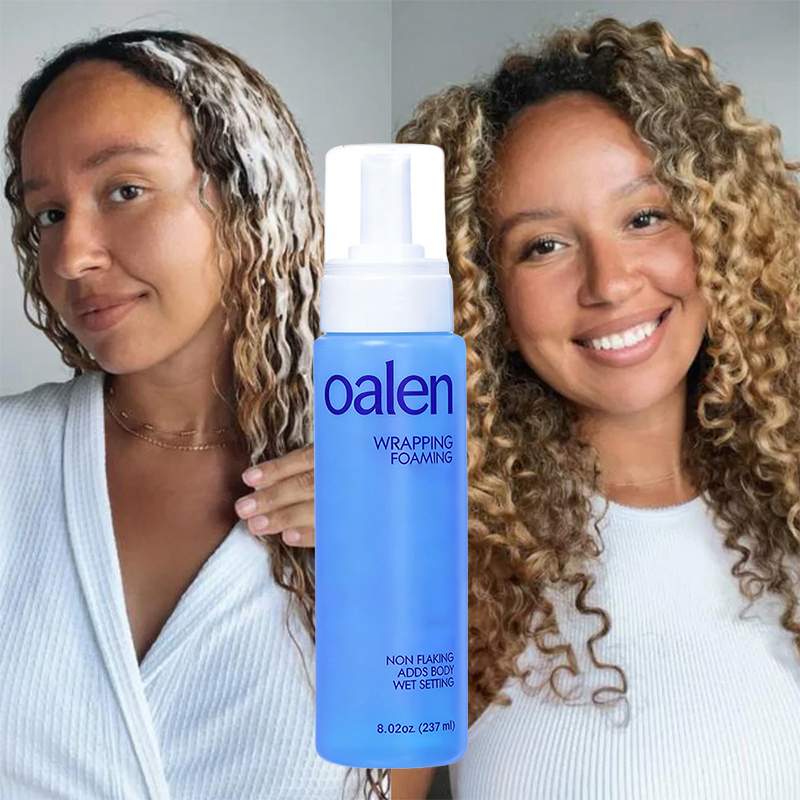 Luxfume Foaming Curl Lotion Creates Soft Wraps Hair Mousse for Curly Hair Defines Curls Anti Frizz,MY SHOP