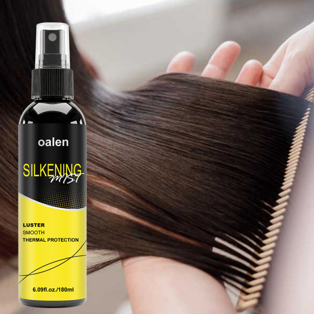Luxfume Silkening Spray Smoothing Dry Damaged Hair Treatment Home Use Multi Benefit Hair Spray Heat Protection,oalen cosmetics