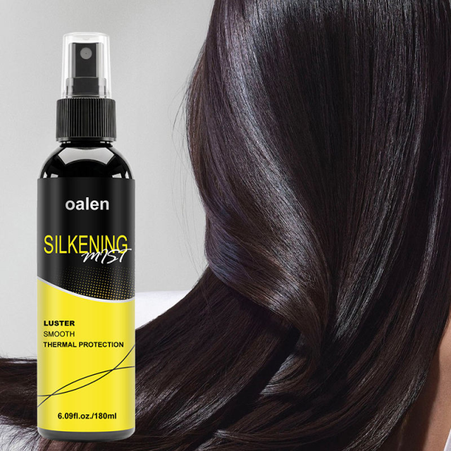 Luxfume Silkening Spray Smoothing Dry Damaged Hair Treatment Home Use Multi Benefit Hair Spray Heat Protection,oalen cosmetics