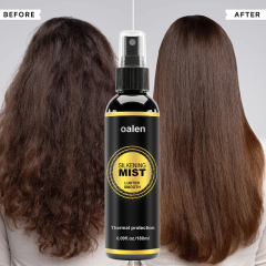 Private Label 180mL Big Luxfume Silkening Spray Smoothing Dry Damaged Hair Treatment Heat Protect Anti Frizz Silk Keratin,MY SHOP