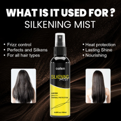 Luxfume Silkening Spray Smoothing Dry Damaged Hair Treatment Home Use Multi Benefit Hair Spray Heat Protection,oalen cosmetics