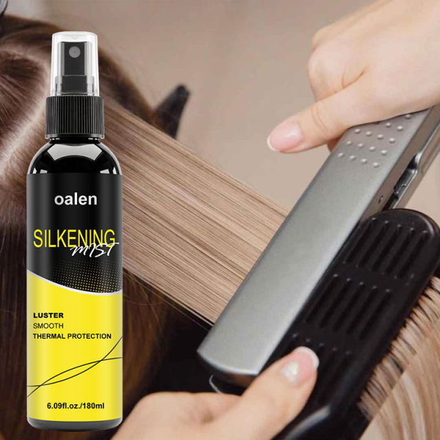 Luxfume Silkening Spray Smoothing Dry Damaged Hair Treatment Home Use Multi Benefit Hair Spray Heat Protection,oalen cosmetics
