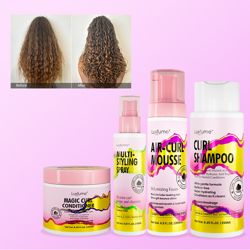 Luxfume Curl Activator Mousse, Volumizing Foam for African Curly Hair, Anti Frizz Curl Defining Hair Products,MY SHOP