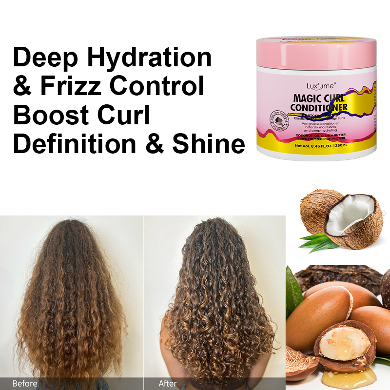 Luxfume Curl Activator Mousse, Volumizing Foam for African Curly Hair, Anti Frizz Curl Defining Hair Products,MY SHOP