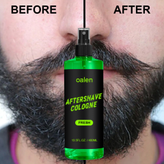Luxfume Mens Aftershave Cologne Fresh 400ML Hydrating After Shave Lotion Calms Irritation Redness Sensitive Skin Beard Care,oalen cosmetics