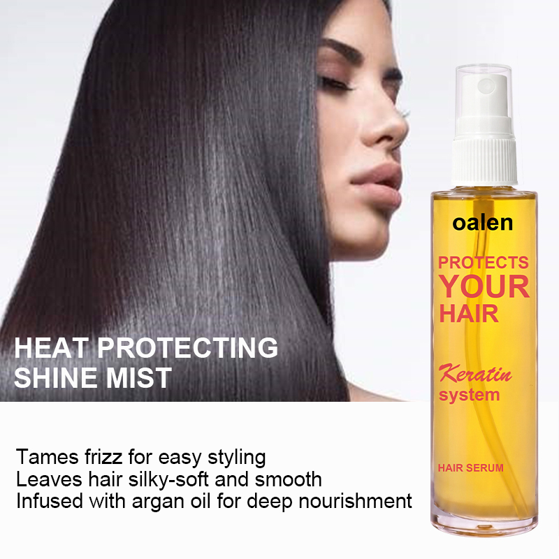 Luxfume Keratin Repairing Hair Serum Spray Vitamin E Anti Frizz Gloss Hair Oil Heat Protection Spray For Damaged Hair,MY SHOP