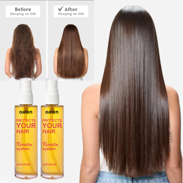 Luxfume Keratin Repairing Hair Serum Spray Vitamin E Anti Frizz Gloss Hair Oil Heat Protection Spray For Damaged Hair,MY SHOP