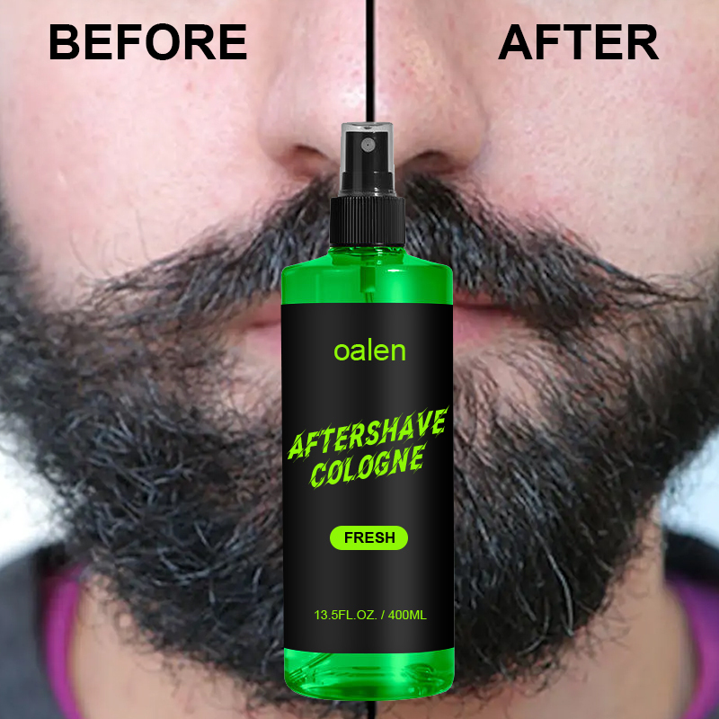 Luxfume Mens Aftershave Cologne Fresh 400ML Hydrating After Shave Lotion Calms Irritation Redness Sensitive Skin Beard Care,MY SHOP