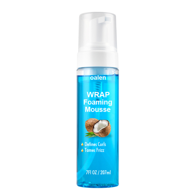Coconut Shea Oil Hair Mousse Strong Hold Styling Foam Frizz Control for Curly Wig Curls and Wave Styling,MY SHOP