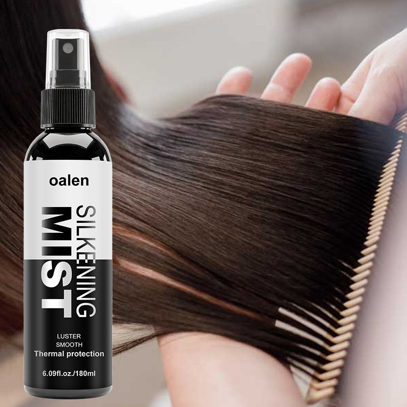 oalen Silkening Finishing High Shine Hair Spray Anti Frizz Color Safe Salon Quality Paraben Free Natural Ingredients,MY SHOP