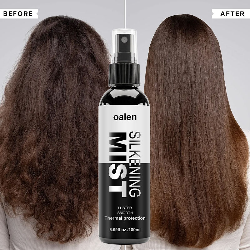 oalen Silkening Finishing High Shine Hair Spray Anti Frizz Color Safe Salon Quality Paraben Free Natural Ingredients,MY SHOP