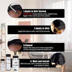 Oalen Ultra Hold Clear Wig Glue Transparent Lace Glue Invisible Shine Free Formula for Hair Replacement Front Lace Wigs,oalen cosmetics