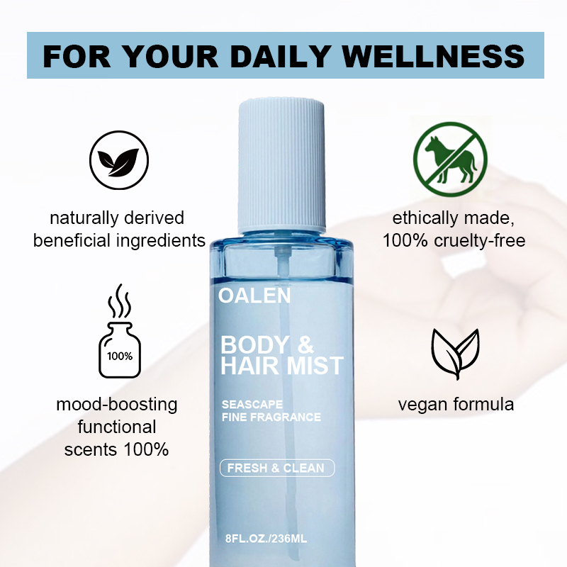 Luxfume Premium Fragrance Body Mist 236ML Fresh and Clean Scent Deodorant Body Spray with Natural Extracts Suitable for All Skin,oalen cosmetics
