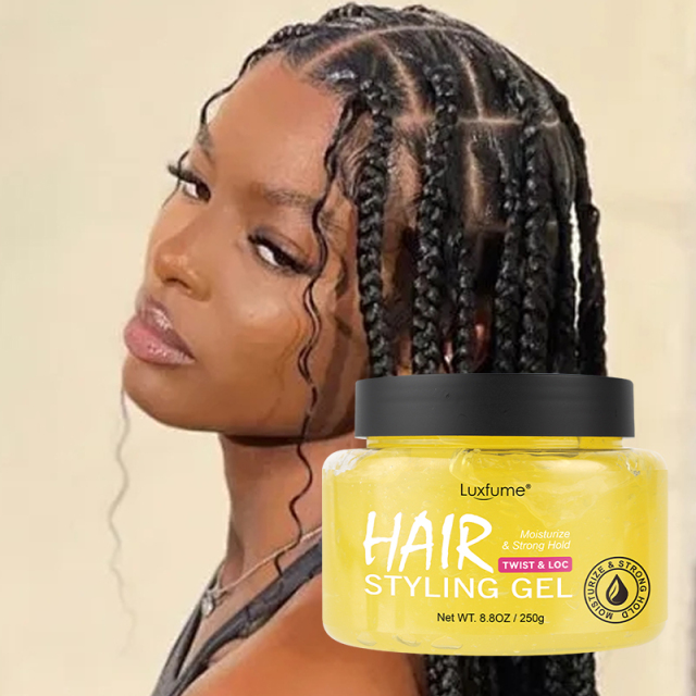 Private Labe Oalen Strong Hold Hair Styling Gel Long Lasting Neat Braid Twist Loc Braiding Gel for Hair Styling,oalen cosmetics