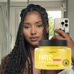 Private Labe Oalen Strong Hold Hair Styling Gel Long Lasting Neat Braid Twist Loc Braiding Gel for Hair Styling,oalen cosmetics